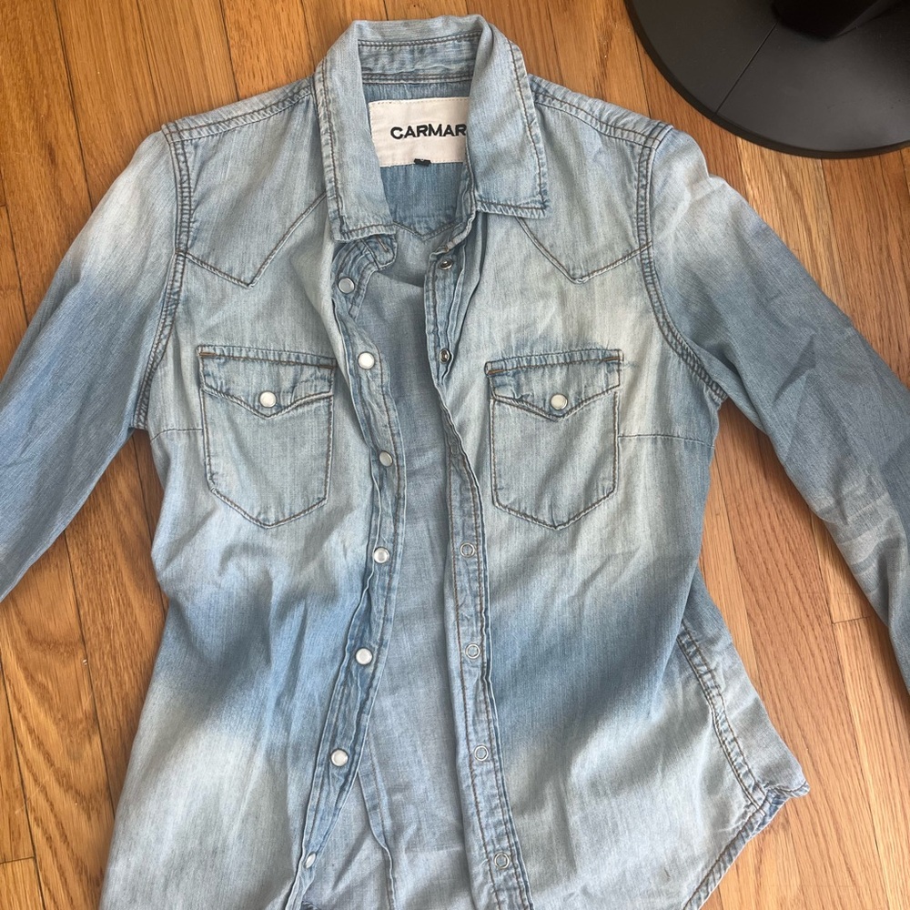 Carmar Light Blue Denim Shirt